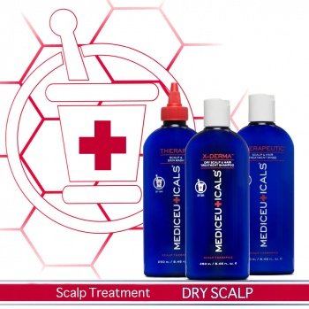 Mediceuticals Kit Dry Scalp Treatment 3x 250ml