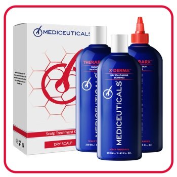 Mediceuticals Kit Dry Scalp Treatment 3x 250мл